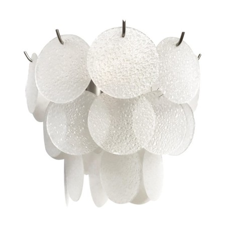 Wall lamp 60W, 2HE14, 23.8x30 cm, nickel