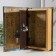 Safe-book wood, leatherette "Sun" volumetric embossing 21x13x5 cm