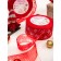 New Year! Kapron tape "Snowflakes", 40 mm × 23 ± 1 m, red/white color