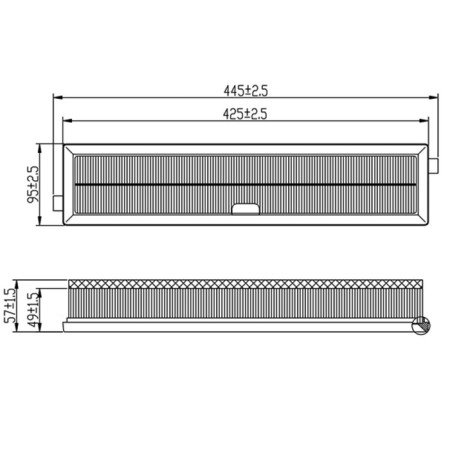 Air filter Totachi Ta-2134-1