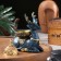 Kurilnitsa for incense powder and cones "deer", blue, 12.5x11.5 cm