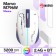 MARVO M796W mouse, game, wireless, optical, RGB, 3200 dpi, white