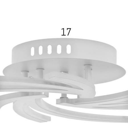 Causteen with PDU 59114/3 LED 72W 3000-6000K Dimmer white 50x50x6 cm Bayerlux-8