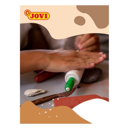 Jovi sculpting mass, selfless, polymer, 250 g, terracotta-3