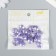 Beads for creativity plastic "Pearl Flower" set 40 pcs Violet 1.5x1.5 cm