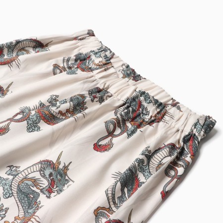 PAZHAMA Women's KAFTAN "Dragons", p. 48-50, beige-5