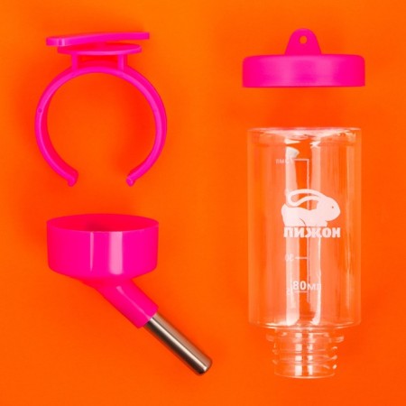 Drill for rodents "Pijon", 80 ml, pink-1