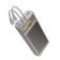 External battery Hoco J104A, 20,000 mAh, 2 Type -C, 1 USB, 1 Micro - USB, 3 A, display, gray