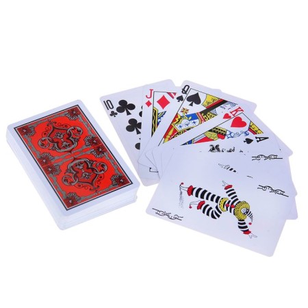 Plastic Plastic Maps "Poker Range", 54 pcs, 28 μm, 8.8 x 5.8 cm, mix-1