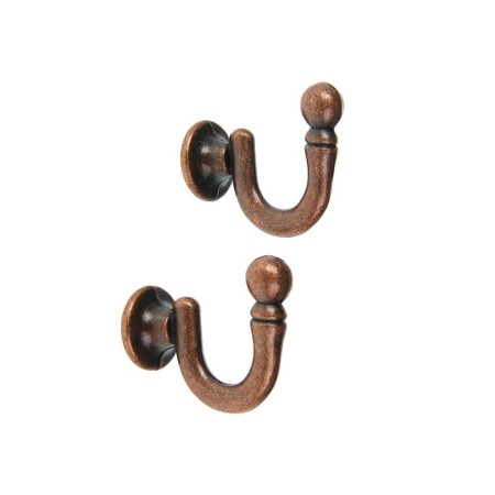 Hook for curtains ks003, one -rod, color copper