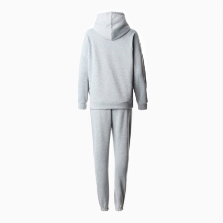 Women's costume with the basis (sweatshirt, trousers), gray color, size 52-5