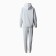 Women's costume with the basis (sweatshirt, trousers), gray color, size 52