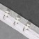 Hook for curtains, 11 × 26 mm, white color