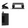 Erichkrause Quadro punch, up to 10 sheets, a puncture diameter of 6 mm, the distance between punctures is 80 mm, black