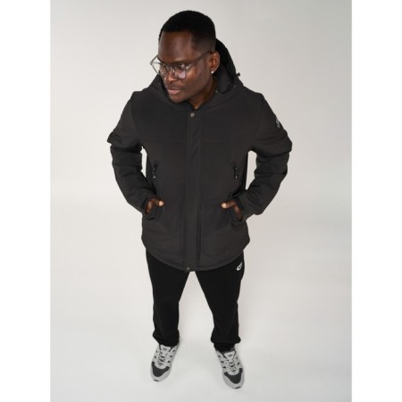 Male jacket, size 52, black color-8