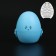 Masturbator EGG OKI-hips, embossed, in a case for storage, blue