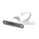 Hook for curtains KS101 CAPPIO, one -rod, white color, 2 pcs
