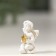 Polystone souvenir "Snowthrough angel with a golden stars" mix 2.4x1.2x0.9 cm