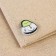 A set of wooden buttons "Avocado", 10 pcs, 2.1 x 2.5 cm