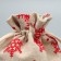 Bag gift canvas "New Year's expectations", snowflakes, canvas, 10 x 12 cm +/- 1.5 cm, New Year