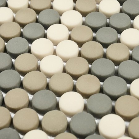 Glass mosaic Bonaparte, Pixel Mist 325x318x6, D12 mm-1