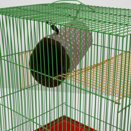House "Ring" for rodents, 25*10*10 cm, whirlwind, brown-6