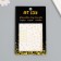 Sticker of the rhinestone plastic "Pearls and drops" 12x10 cm