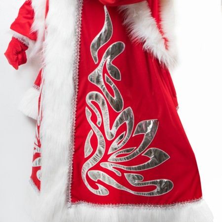 Carnival costume "Santa Claus Royal", silver applique, p. 48-50-2