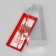 Box with a transparent lid for roll "Happy New Year", 30 x 12 x 12