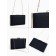 Female bag on farmar, black color