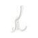 Hook furniture tundra TKT003 Light, three -rod, white