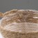 Kashpo wicker "Tanzania" with a pen, 17.5x17.5x16 cm, natural, white