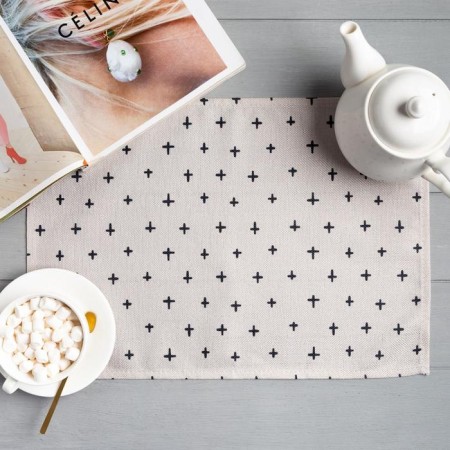 Napkin on the table of the stars, 30x45 cm, polyester 100%