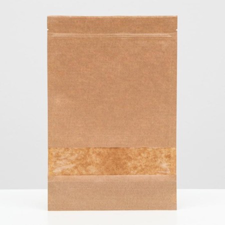 Packing package, crafting, zip-skating, with a window, 20 (4) x 30 cm-4