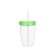 A glass with a tube, 525 ml, mix