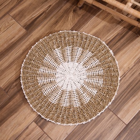 Wicker rug round 60 cm-1