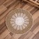 Wicker rug round 60 cm