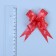 Bow - butterfly no1.8, red