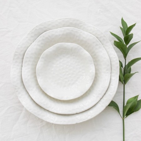 Poramic pies “Airiousness”, 220 ml, D = 15 cm, white color-3