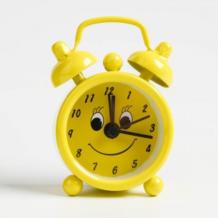 Alarm clock "Smiley", discrete move, D-4 cm, 6 x 4.5 cm