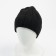Men's hat with fleece lining, color black mix, size 56-58