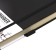 Sketchmarker sketchbook, 130 x 210 mm, 80 sheets, solid cover of artificial leather, black, block 140 g/m2