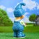 Garden figure "Boy-Gnom with a watering can" 13x13x33cm