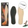 Antibacterial, two-layer, 43-44r-r insoles insoles, pair, light gray, Pecari Carbon