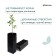 Package for seedlings, 10 l, 14 × 45 cm, polyethylene 120 μm thick, with perforation, black, Greengo