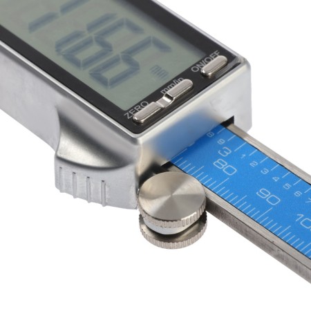 Electronic tundra of the pros, metal, with a depth meter, 150 mm-9
