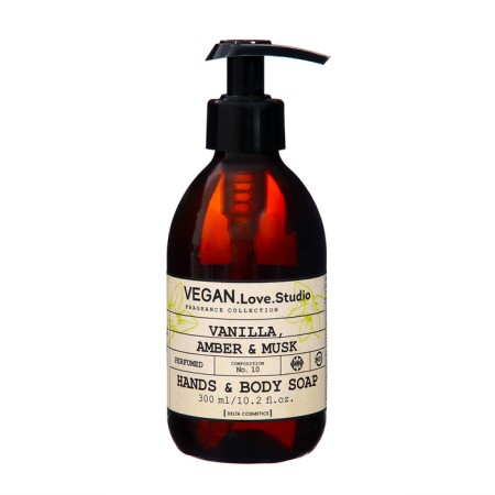 Hands and body soap perfumed Vegan Love Studio Vanil, Ammra, Musk, 300 ml