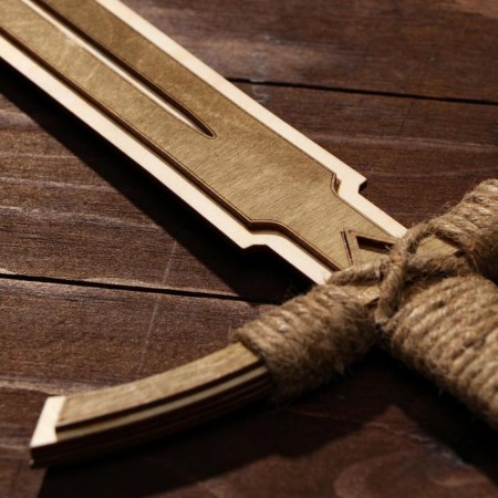 Wooden souvenir "Knight's sword"-2