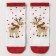 Children's socks "New Year's deer", white color, size 20-22