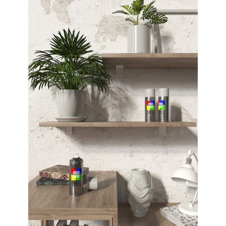 Aerosol paint enamel light gray 520ml Coralino Ral7035-2
